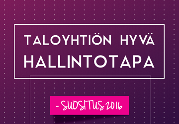 Taloyhtiön hyvä hallintotapa